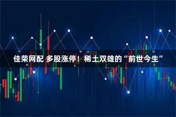 佳荣网配 多股涨停！稀土双雄的“前世今生”