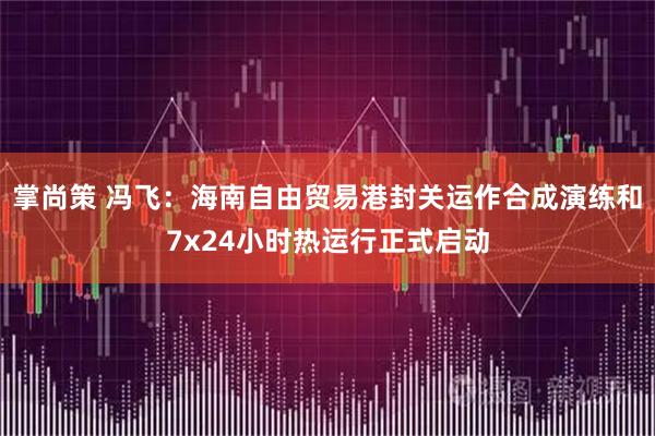 掌尚策 冯飞：海南自由贸易港封关运作合成演练和7x24小时热运行正式启动